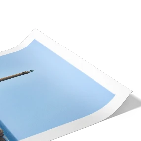 Papier d'art seul avec marge blanche